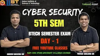 DAY 1 | Cyber Security | Semester Exam | RGPV and other University | Ankush Sir