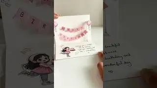 Diy Birthday card idea #BirthdayCard #Papercraft #CardDesign #DIYProject #CakeCard #easybirthdaycard