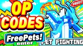 ALL NEW SECRET *CODES* IN ROBLOX PET FIGHTING SIMULATOR 2023 pet fighting simulator codes