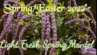 Easy, Breezy Spring/ Easter Mantle