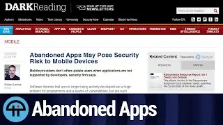 Security Risks of Abandoned Apps