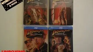 Unboxing Video - Indiana Jones 1 - 4 - Zavvi exklusiv Steelbooks