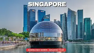 Is This Singapore’s Most Beautiful Walk? Marina Bay Sands in 4K