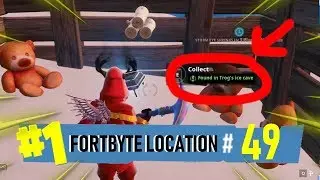 Fortnite Fortbyte #49 - Found In Trog's Ice Cave ✔️