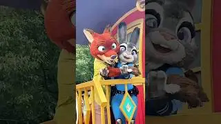 The sweet moment of Nick and Judy💕#fyp #sweet #disney #sisneyworld #happy#nickwilde #judyhopps