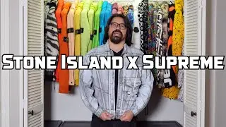 The HARDEST JACKET of ALL TIME! SUPREME x STONE ISLAND Reflective Bull Denim TC Trucker Jacket!