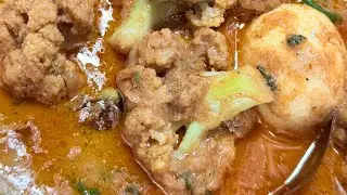 ফুলকপি দিয়ে ডিম কোরমা রেসিপি | Fulkopi Dim Korma | Bengali Egg Curry 