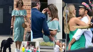 BREAKING! Pregnant Pippa Middleton attends Spencer Matthews 30th bash