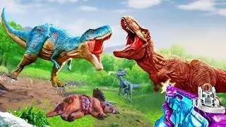 Wild Dinosaur Hunter Gun Games Android Gameplay