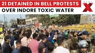 Indore Protest: Youth Congress Detained Over Water Crisis Fury, Bell Snatched | NewsX