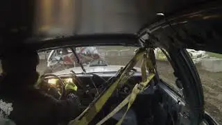 Blackstock Fair demolition derby 2022 - Full-size straight stock - on board  #8