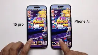 iPhone 17 AIR vs iPhone 15 PRO - GAMING SPEED TEST!