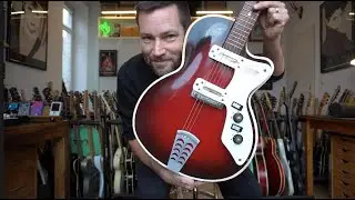 Jomadi Monterey Archtop guitar - made in Spain early 1960s - sound demo