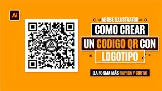 Como hacer C&Oacute;DIGO QR en HD con LOGO en ADOBE ILLUSTRATOR | GENERAR C&Oacute;DIGO QR EN ILLUSTRATOR TUTORIAL