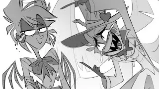 YOU ARE HERE TOO 🤣  HAZBIN HOTEL COMIC DUB