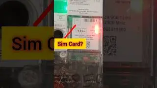 Smart Prepaid Meter me Sim Card? #smartprepaidmeter #prepaidmeter #smartmeter