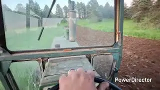 Plowing Rye Cover Crop