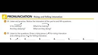 Interchange Intro U5.6 PRONUNCIATION Rising and falling intonation