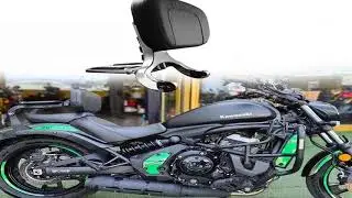 #Adjustable Folding Rider Driver Passenger Backrest Sissy Bar for Kawasaki 2015-2025 Vulcan S EN 65