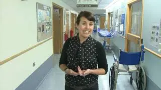 TOM DOUGHTY : Teaching Slide in Spinal Injuries Centres. Television Report.