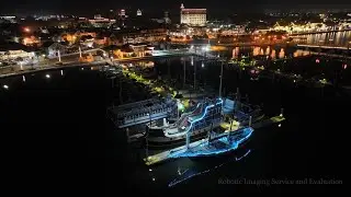 Fantastic night drone video. Nights of Lights St Augustine Florida. V2@Roboticimagingservice