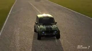 Gran Turismo&reg; 7 - Renault R4 GTL - Goodwood Motor Circuit - Custom Striped Racing Livery