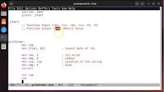Ассемблер x86-64 &mdash; Передача аргумента при вызове функции