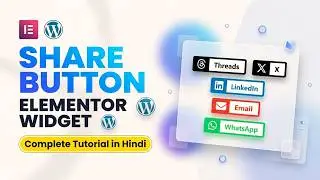 Stop Using Plugins! Add Share Buttons in Elementor Easily