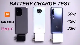 Redmi K30 Pro vs Xiaomi Mi 10 Pro / S20U - CHARGING SPEED TEST