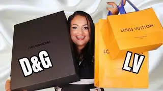 Luxury Fashion Unboxing | I had to Get them! Louis Vuitton and D&G Double Unboxing | Ceylon Cleo