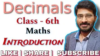 Decimals | Class 6th Maths | Place Value Chart | Representation on Number Line