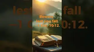 Feeling Spiritually Strong? Read This Warning | 1 Cor. 10:12 #shorts