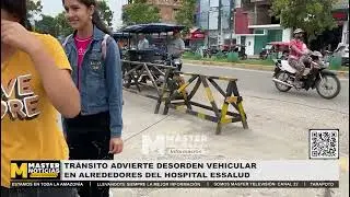 TR&Aacute;NSITO ADVIERTE DESORDEN VEHICULAR POR MOTOTAXIS EN ALREDEDORES DEL HOSPITAL DE TARAPOTO