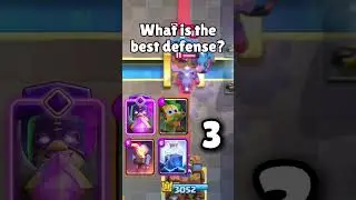 What is the best defense? #clashroyale #clashroyaleshorts