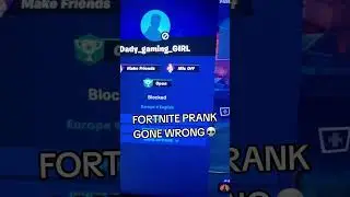 FORTNITE PRANK GONE WRONG💀