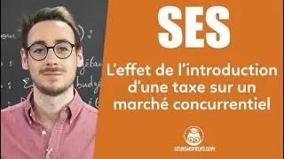 L'effet de l'introduction d'une taxe sur un marché concurentiel - SES - 1re - Les Bons Profs