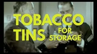 Tobacco Tins for Storage  - ✎W&G✎