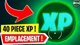 TOUS LES EMPLACEMENT DES 40 PI&Egrave;CE D'XP VERTE FORTNITE SAISON 4 SEMAINE 1 A 10, ALL GRREN XP COIN 100
