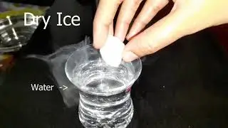 Dry Ice and water reaction?