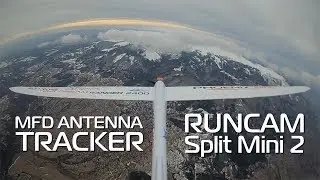 Volantex Phoenix 2400 - antenna tracker and a Split Mini 2 on the tail