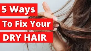 5 Ways To Fix Your Dry Hair At Home Naturally - Dry Hair Home Remedies