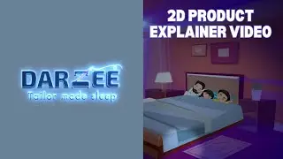Darzee Ortho Mattress: 2D Animation Ad That Redefines Comfort & Family Care | Cputek Creation