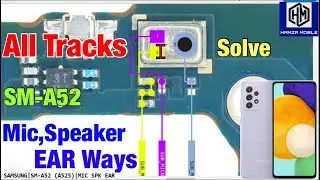 Samsung A52/SM-A525 Mic,Ringer,EAR Speaker Not Working Problem Solution.SM-A52 Mic,Ringer,EAR ways📲✅