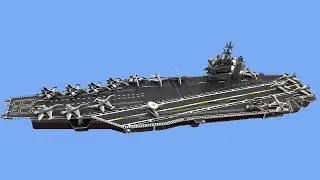 DIY Miniature AIRCRAFT CARRIER NIMITZ ~ 3D Puzzle