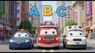 Interactive Vehicle Flashcards 🚗| Learn to Read Truck Names & Sounds 🔊 | Phonics  #abcd