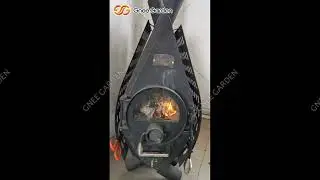 Corten Fire Place Metal Corten Steel Cast Iron Indoor Wood Freestanding Burning Wooden Stove