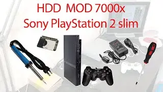 PS2 HDD MOD (Установка адаптера в приставку) Часть1 - паяльная