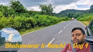 East Coast Ride Day 4 | Bhubaneswar to Ranchi in Rain 🌧️ | No Network | Through Forest & Mountains