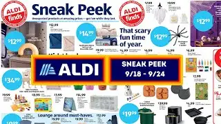 Неделя предпросмотра Aldi с 18 по 24 сентября ~ ХЭЛЛОУИН и ранние праздничные покупки!