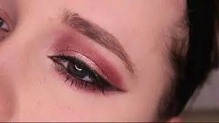 Easy Fall Maroon Smokey Eye Makeup Tutorial | Lauren House